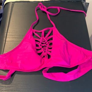 Large Becca pink bikini top